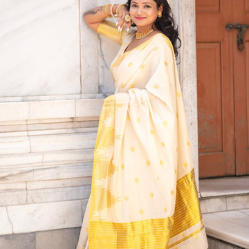 Kaavyam Handloom Replica Tissue Saree