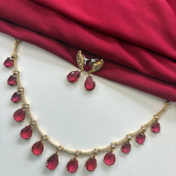 Red Drop  Necklace
