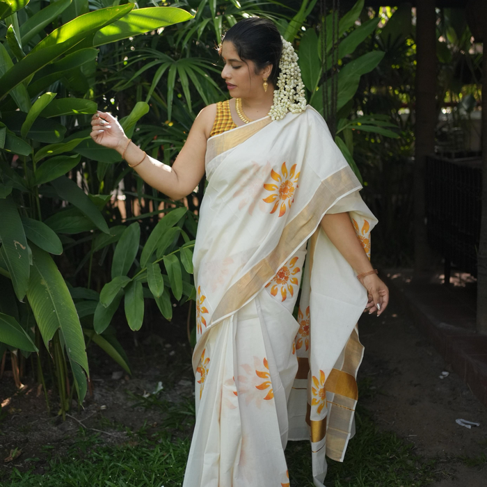 Kerala Cotton Saree.