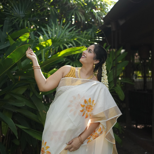 Kerala Cotton Saree.